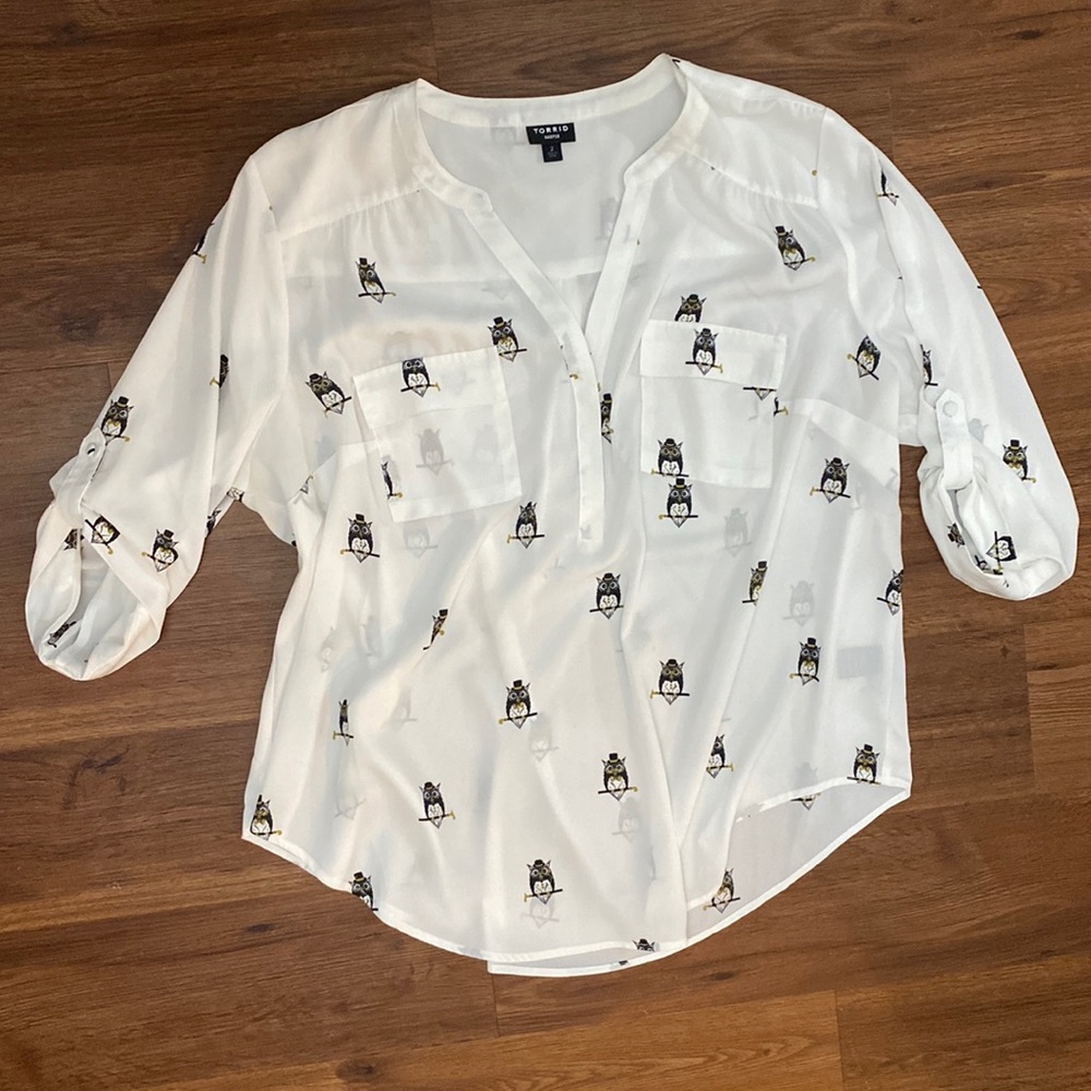 Torrid Owl Harper Blouse